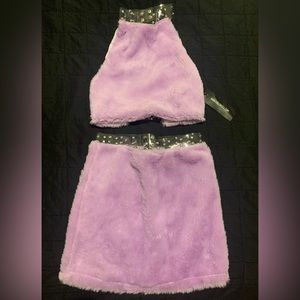 Lavender Fur Co-Ord Set